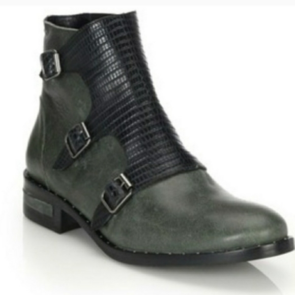 FRĒDA SALVADOR Leather Ankle Boots - Picture 3 of 16